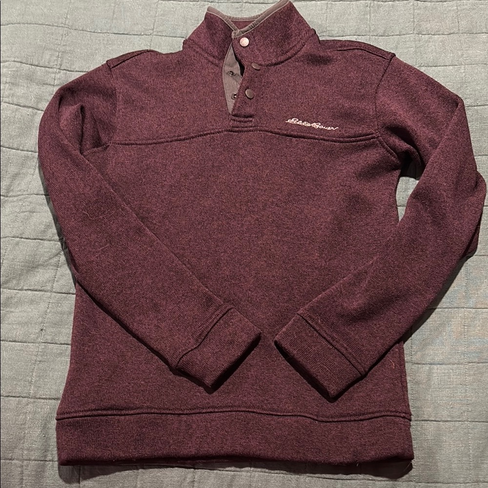 🌈Eddie Bauer Men's Radiator Fleece Snap-Front Pullover🌈